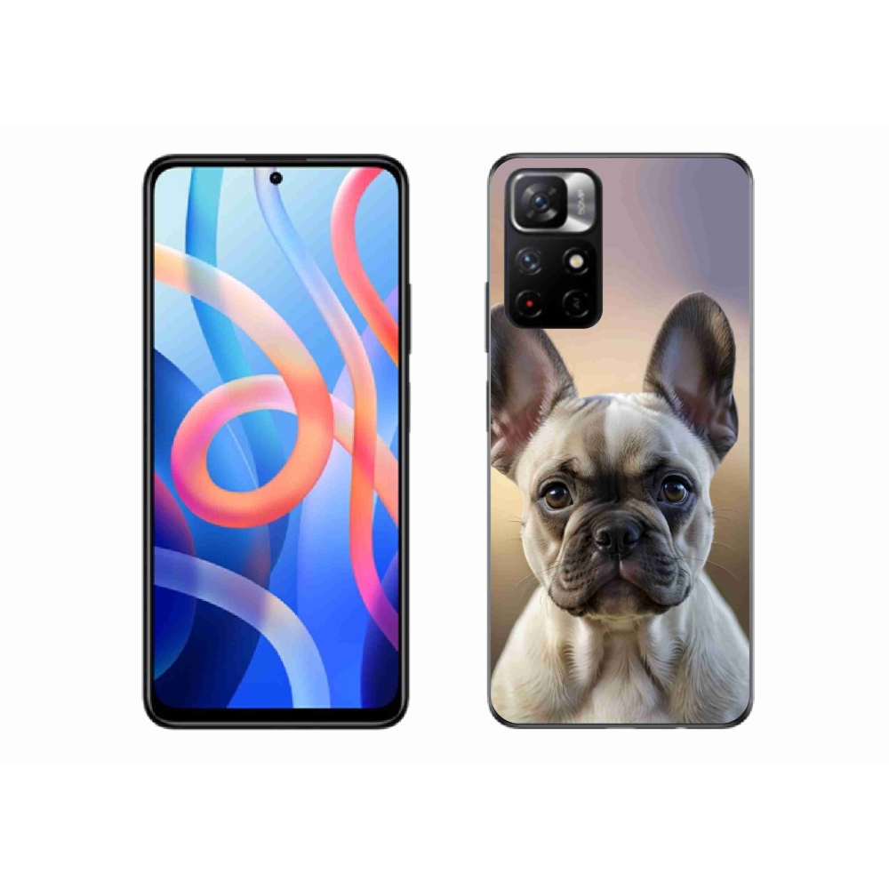 Gelový kryt mmCase na Xiaomi Redmi Note 11S 5G/Poco M4 Pro 5G - roztomilý francouzský buldoček