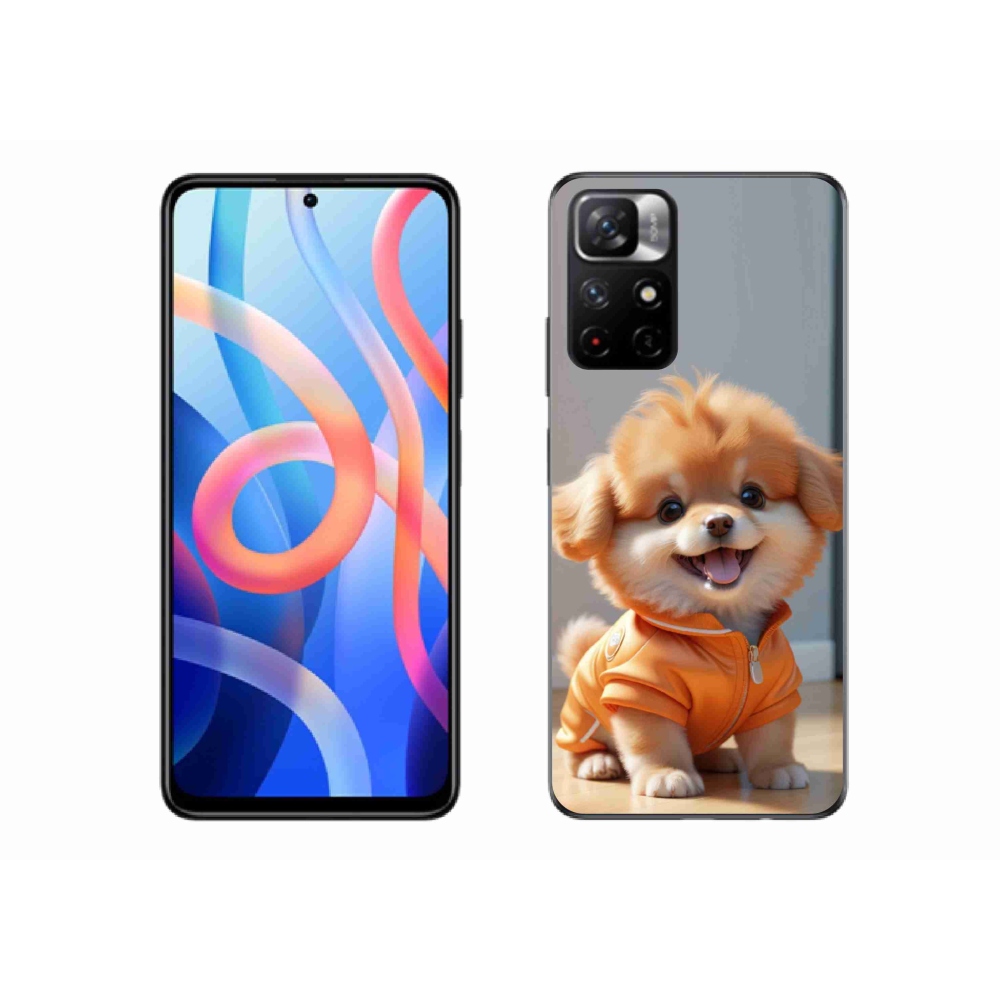 Gelový kryt mmCase na Xiaomi Redmi Note 11S 5G/Poco M4 Pro 5G - roztomilý pomeranian v mikině