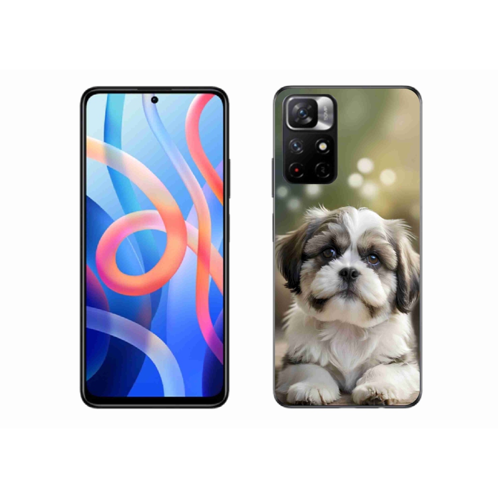 Gelový kryt mmCase na Xiaomi Redmi Note 11S 5G/Poco M4 Pro 5G - roztomilý shih-tzu