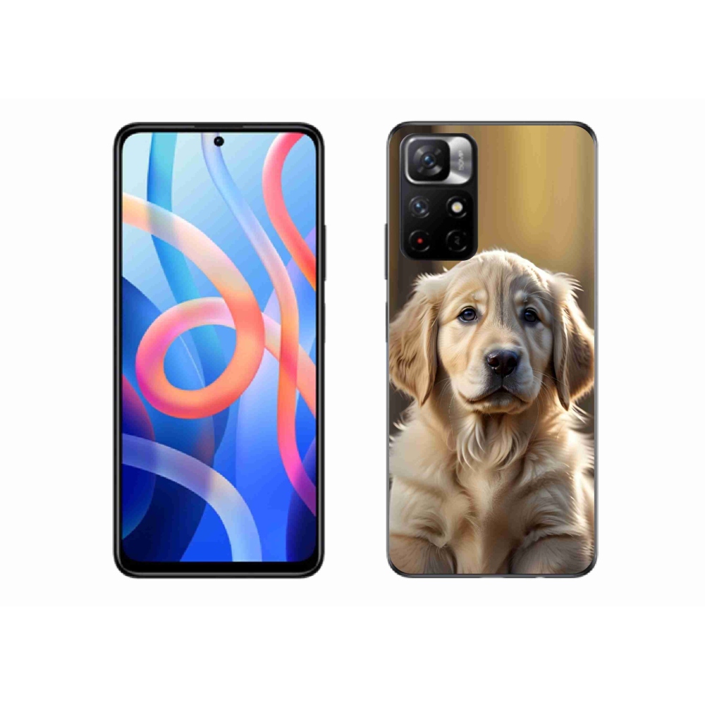 Gelový kryt mmCase na Xiaomi Redmi Note 11S 5G/Poco M4 Pro 5G - roztomilý zlatý retrívr