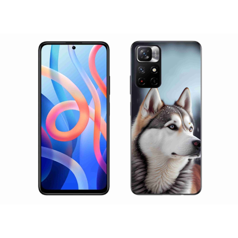 Gelový kryt mmCase na Xiaomi Redmi Note 11S 5G/Poco M4 Pro 5G - sibiřský husky