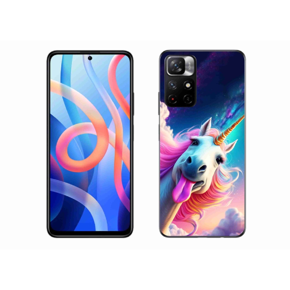 Gelový kryt mmCase na Xiaomi Redmi Note 11S 5G/Poco M4 Pro 5G - šílený jednorožec