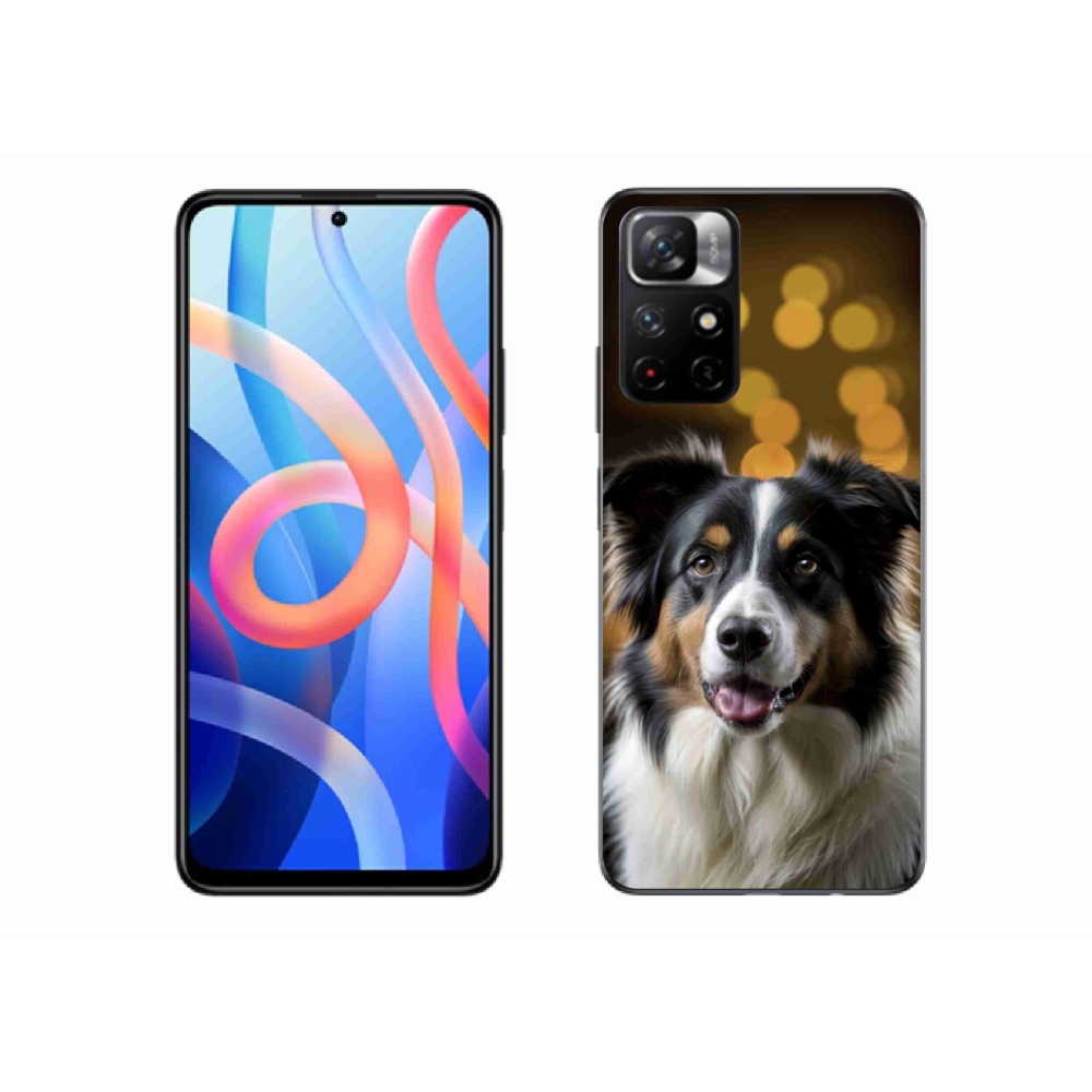 Gelový kryt mmCase na Xiaomi Redmi Note 11S 5G/Poco M4 Pro 5G - usměvavý australský ovčák