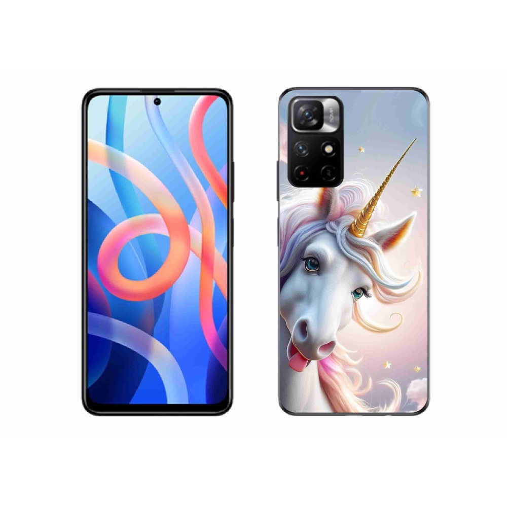 Gelový kryt mmCase na Xiaomi Redmi Note 11S 5G/Poco M4 Pro 5G - veselý jednorožec
