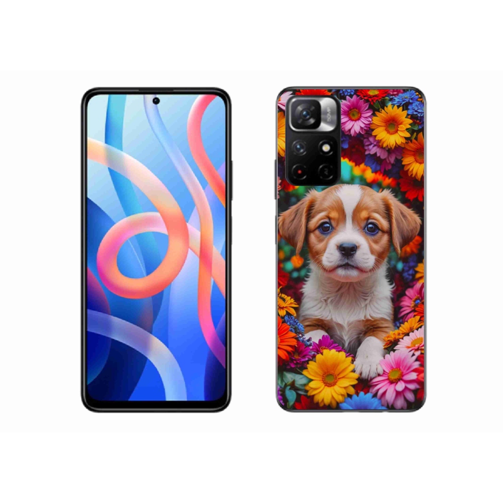 Gelový kryt mmCase na Xiaomi Redmi Note 11S 5G - roztomilé štěně