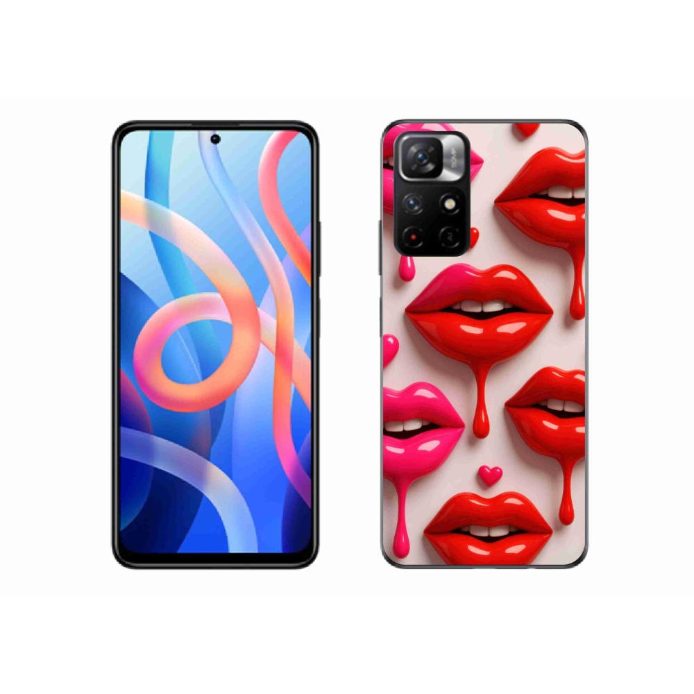 Gelový kryt mmCase na Xiaomi Redmi Note 11S 5G - rty 2
