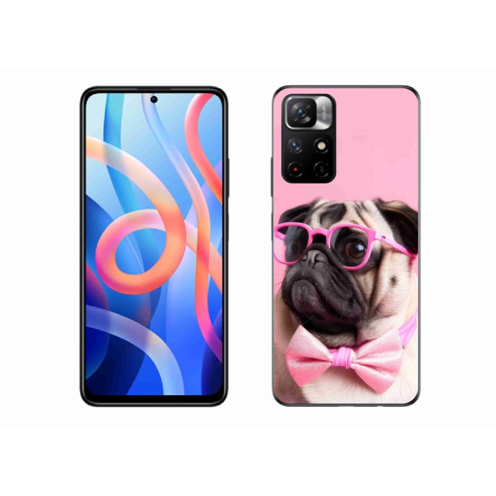 Gelový kryt mmCase na Xiaomi Redmi Note 11S 5G - stylový mops