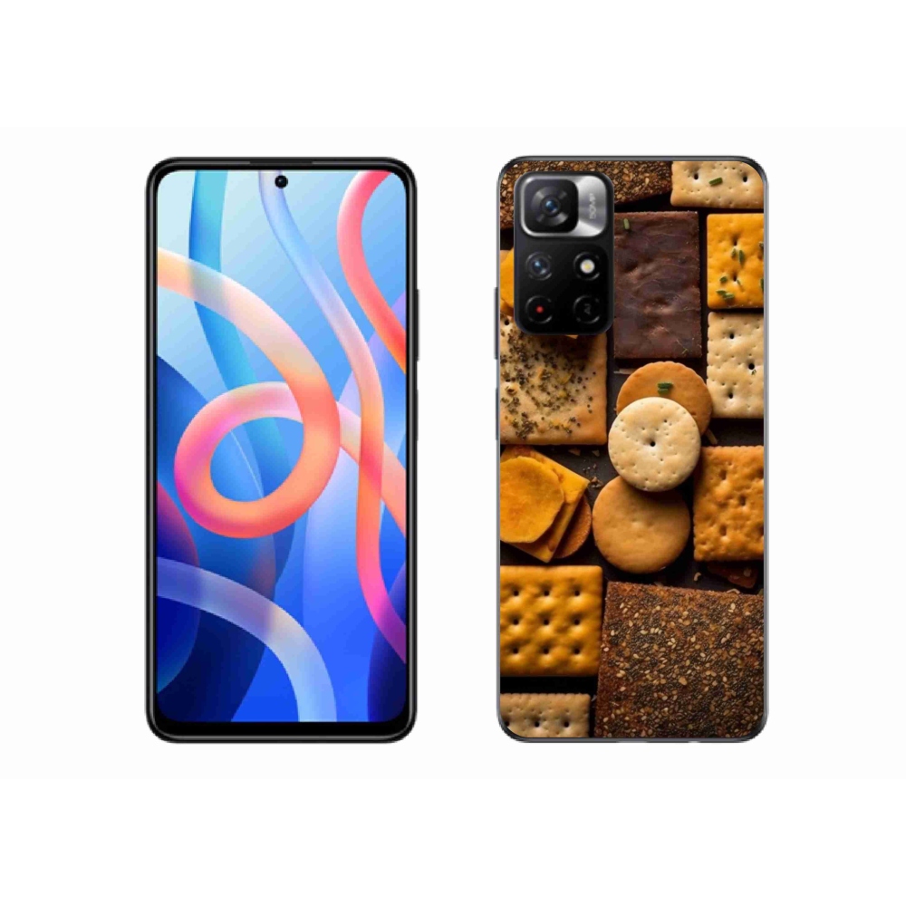 Gelový kryt mmCase na Xiaomi Redmi Note 11S 5G - sušenky
