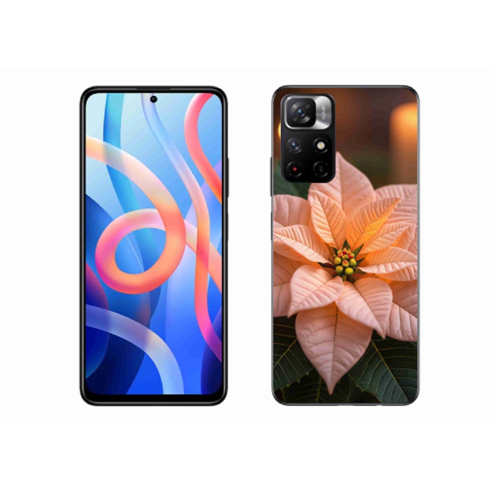 Gelový kryt mmCase na Xiaomi Redmi Note 11S 5G - vánoční hvězda