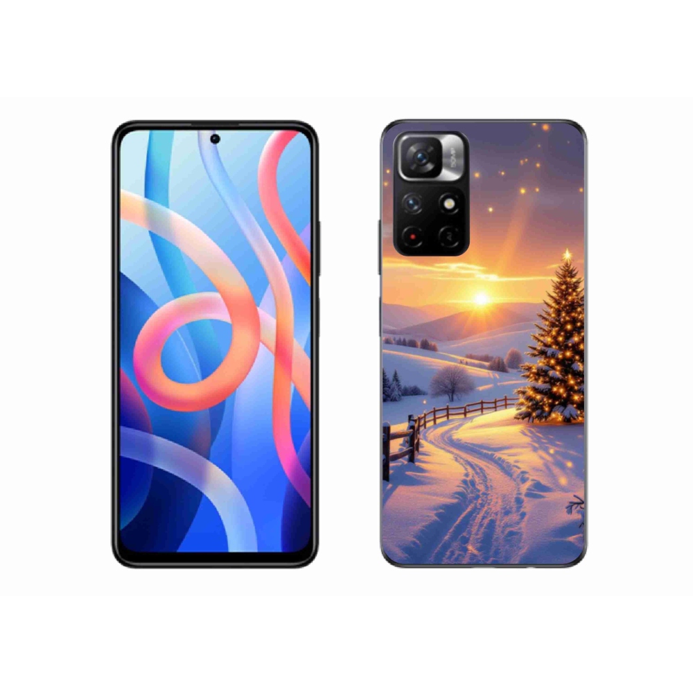 Gelový kryt mmCase na Xiaomi Redmi Note 11S 5G - zimní krajina