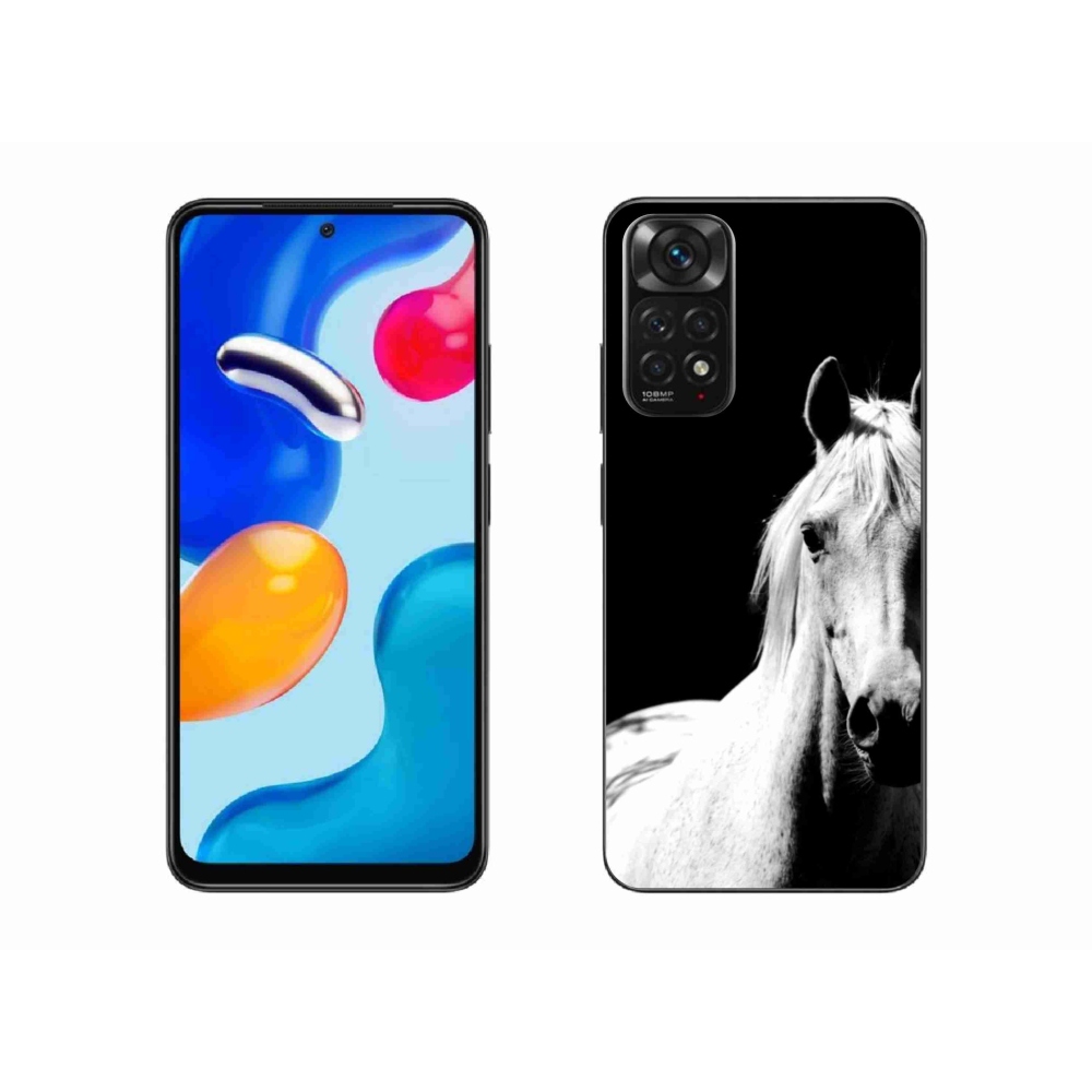 Gelový kryt mmCase na Xiaomi Redmi Note 11S - bílý kůň 5