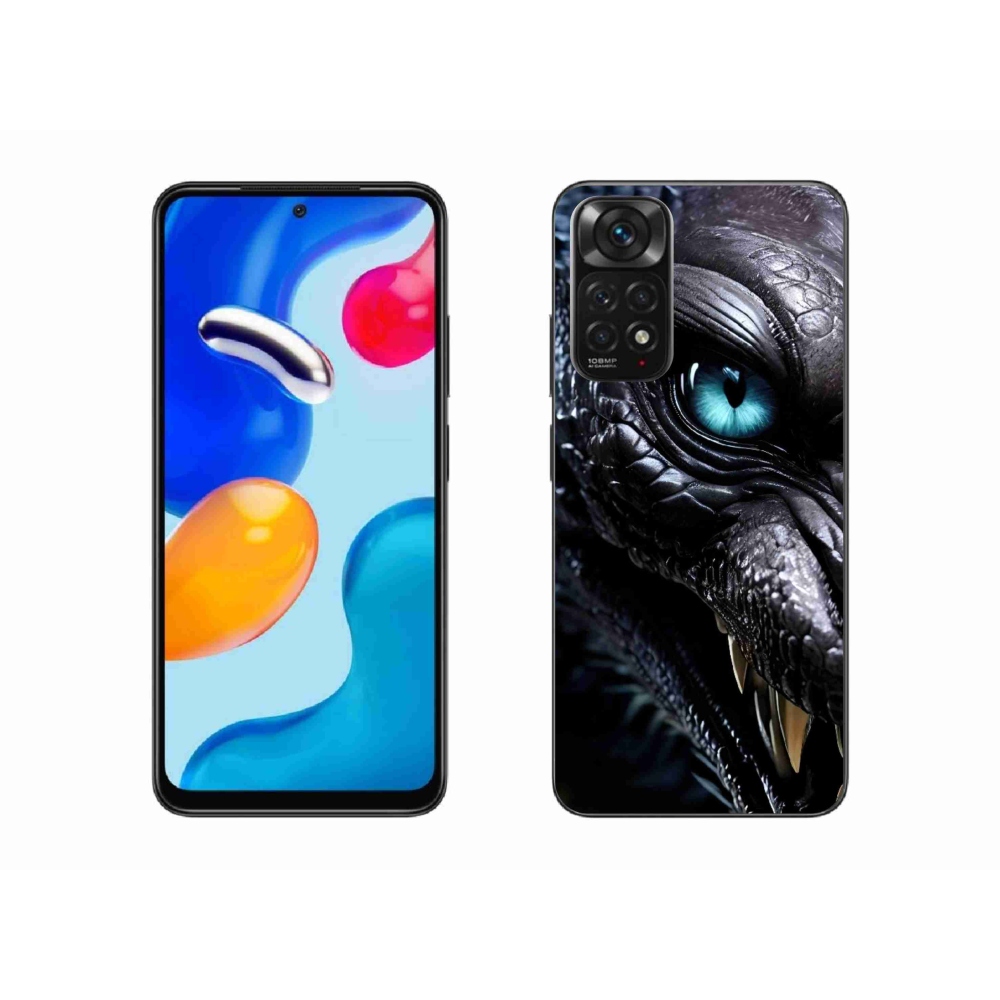 Gelový kryt mmCase na Xiaomi Redmi Note 11S - dračí pohled