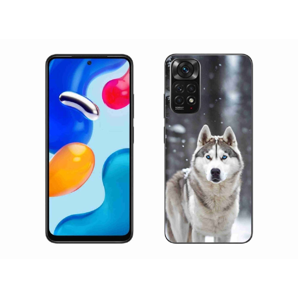 Gelový kryt mmCase na Xiaomi Redmi Note 11S - husky 2