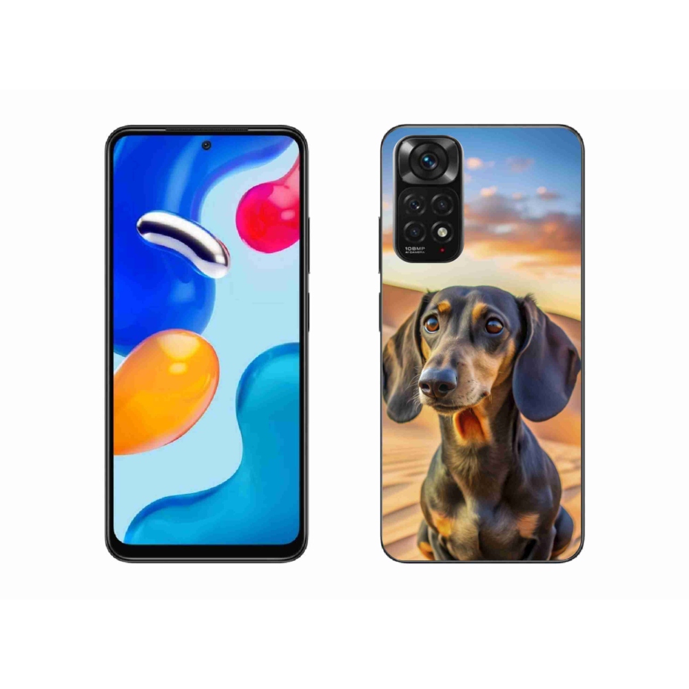 Gelový kryt mmCase na Xiaomi Redmi Note 11S - jezevčík 3 