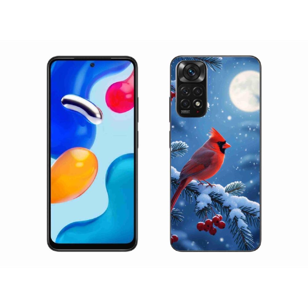 Gelový kryt mmCase na Xiaomi Redmi Note 11S - kardinál červený
