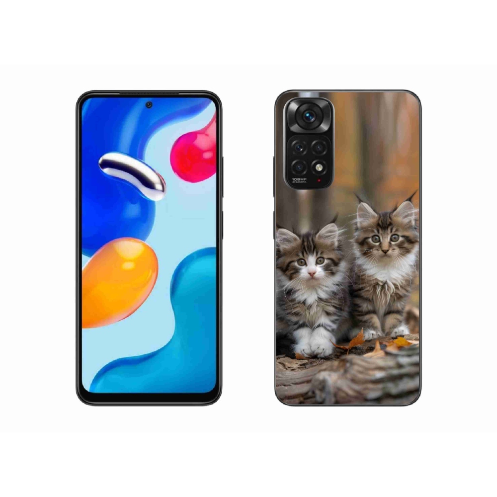 Gelový kryt mmCase na Xiaomi Redmi Note 11S - kočičí duo 3