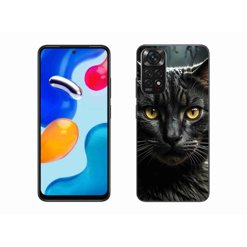 Gelový kryt mmCase na Xiaomi Redmi Note 11S - kočičí pohled 3