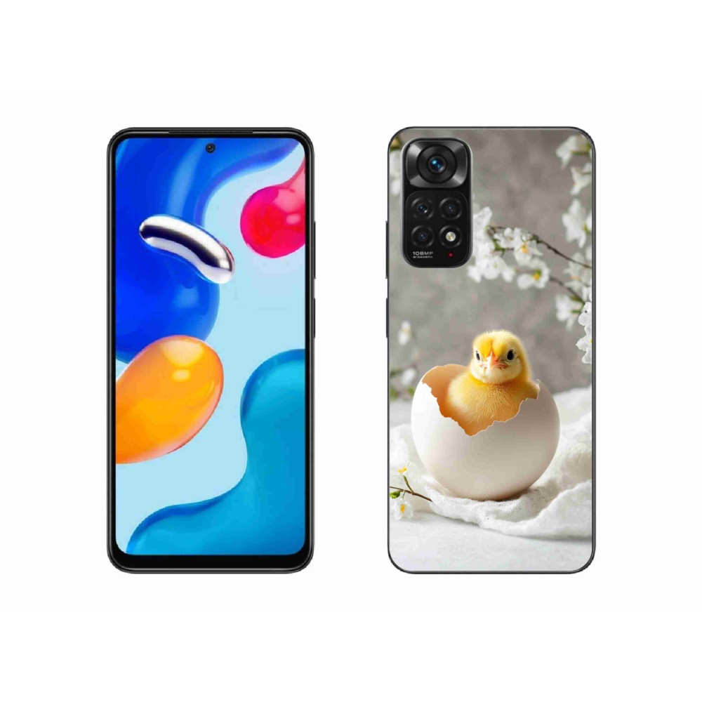 Gelový kryt mmCase na Xiaomi Redmi Note 11S - kuřátko