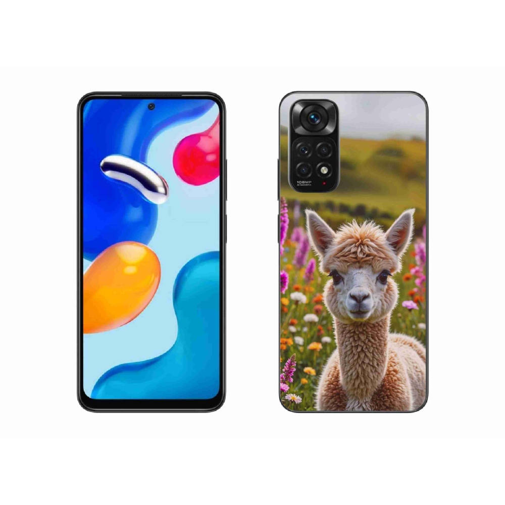 Gelový kryt mmCase na Xiaomi Redmi Note 11S - lama na louce