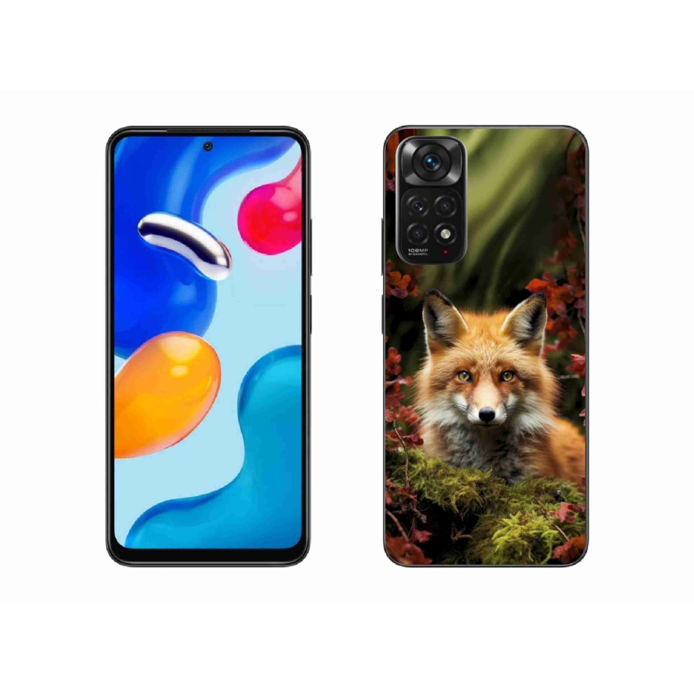 Gelový kryt mmCase na Xiaomi Redmi Note 11S - liška v lese