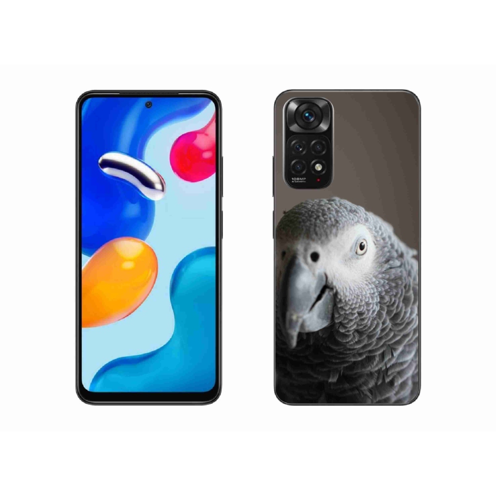 Gelový kryt mmCase na Xiaomi Redmi Note 11S - papoušek žako 2