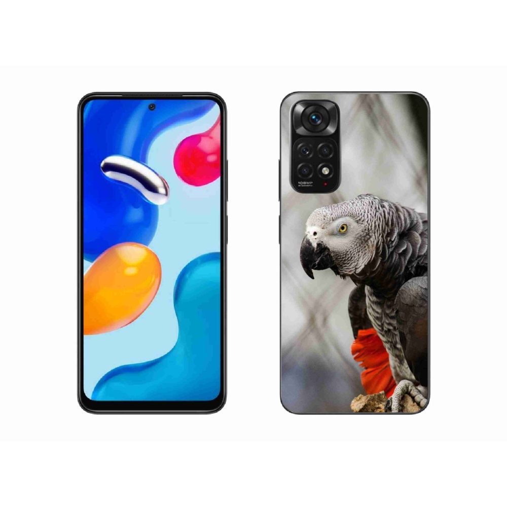 Gelový kryt mmCase na Xiaomi Redmi Note 11S - papoušek žako 3