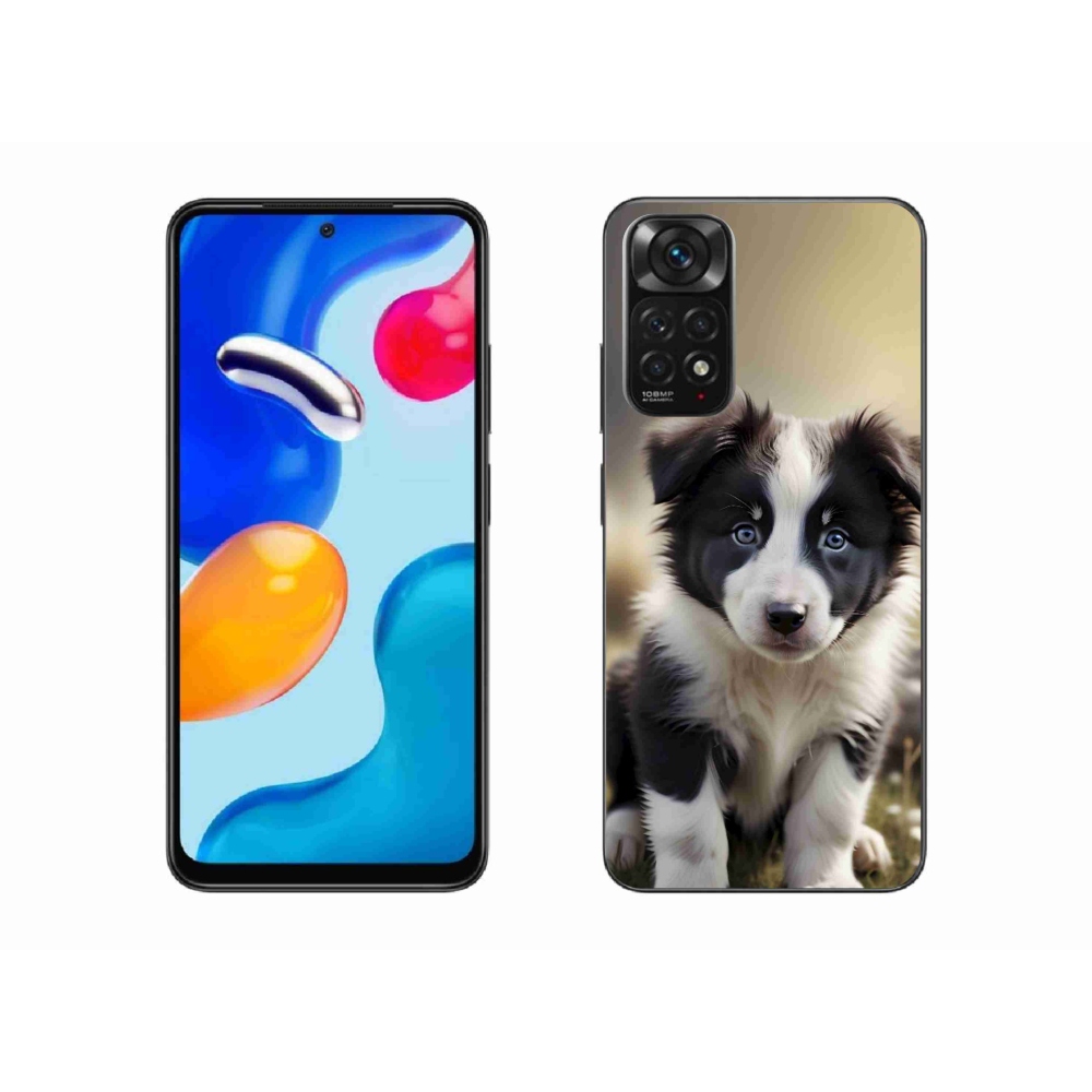 Gelový kryt mmCase na Xiaomi Redmi Note 11S - roztomilá border kolie