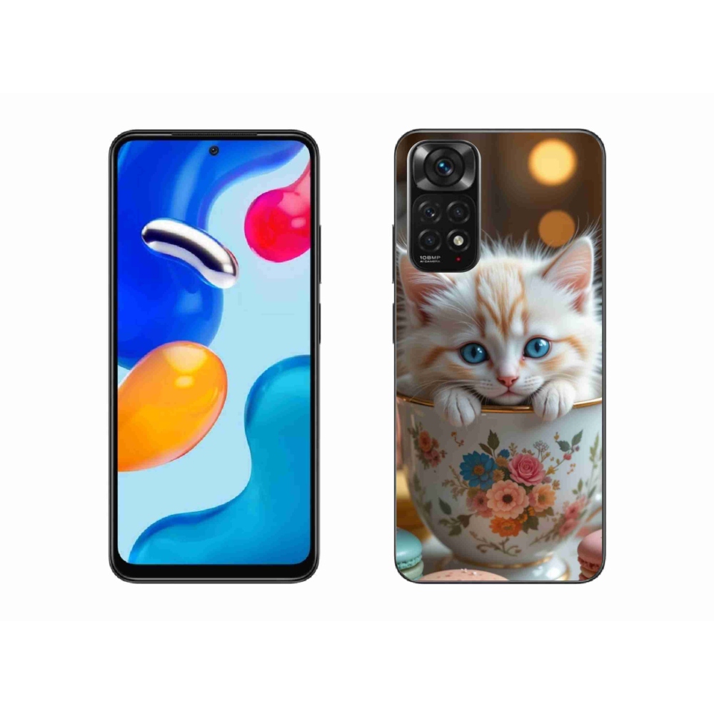 Gelový kryt mmCase na Xiaomi Redmi Note 11S - roztomilé kotě 6