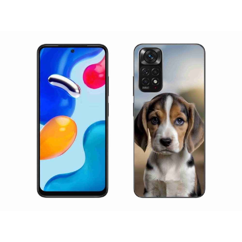 Gelový kryt mmCase na Xiaomi Redmi Note 11S - roztomilý bígl