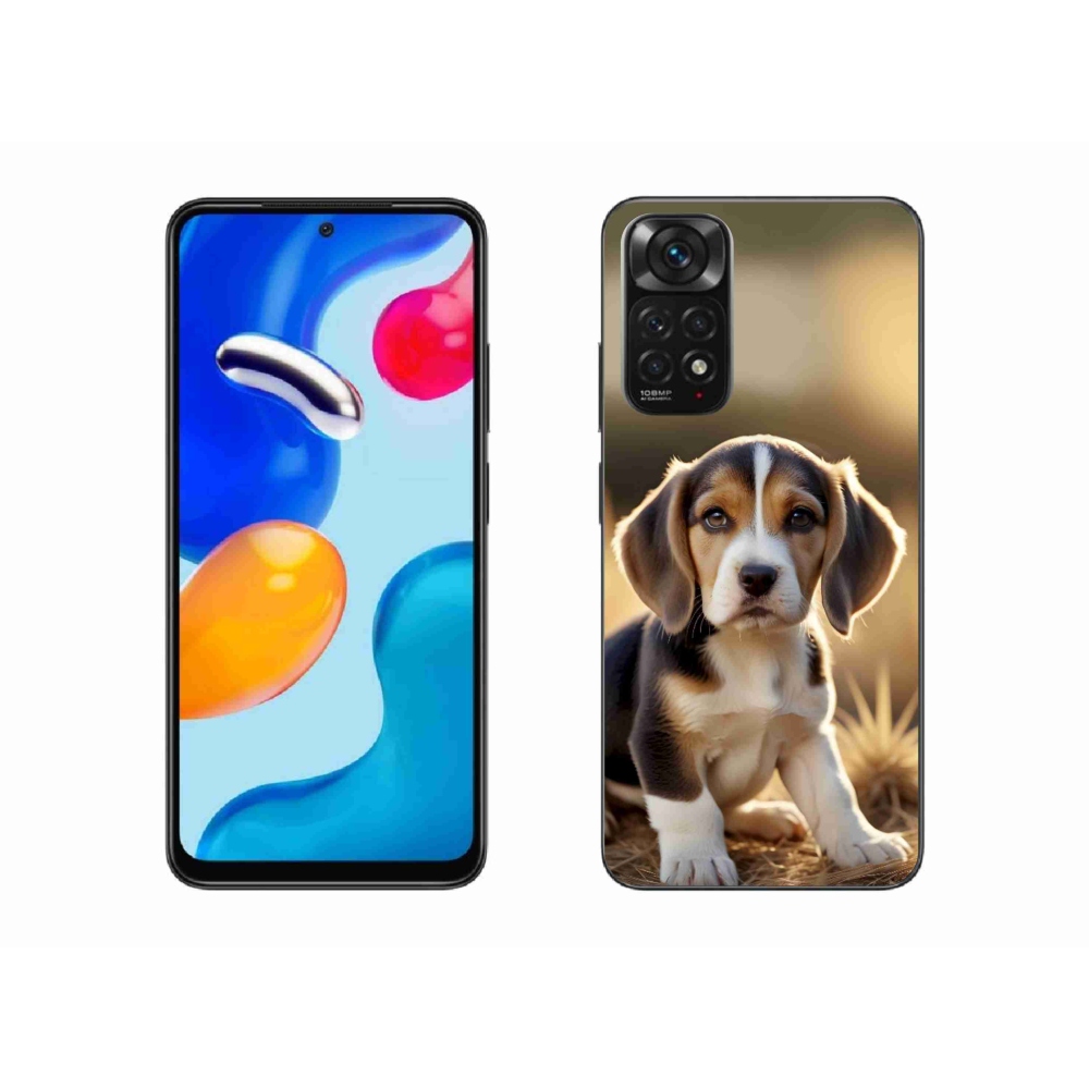 Gelový kryt mmCase na Xiaomi Redmi Note 11S - roztomilý bígl