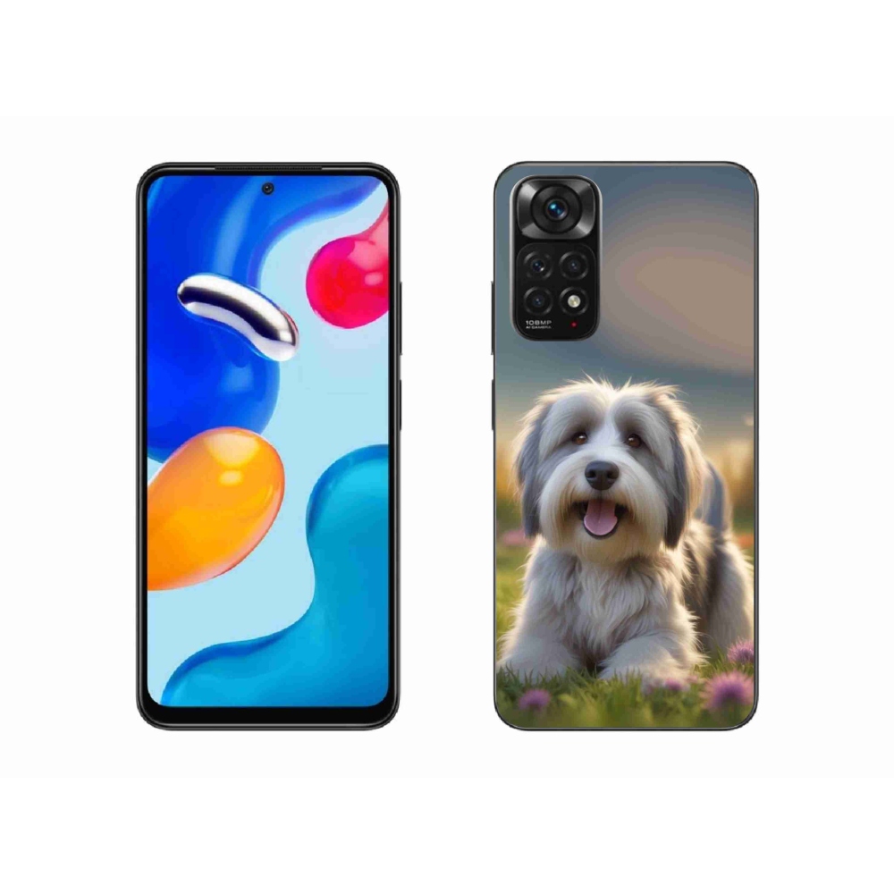 Gelový kryt mmCase na Xiaomi Redmi Note 11S - roztomilý havanský psík