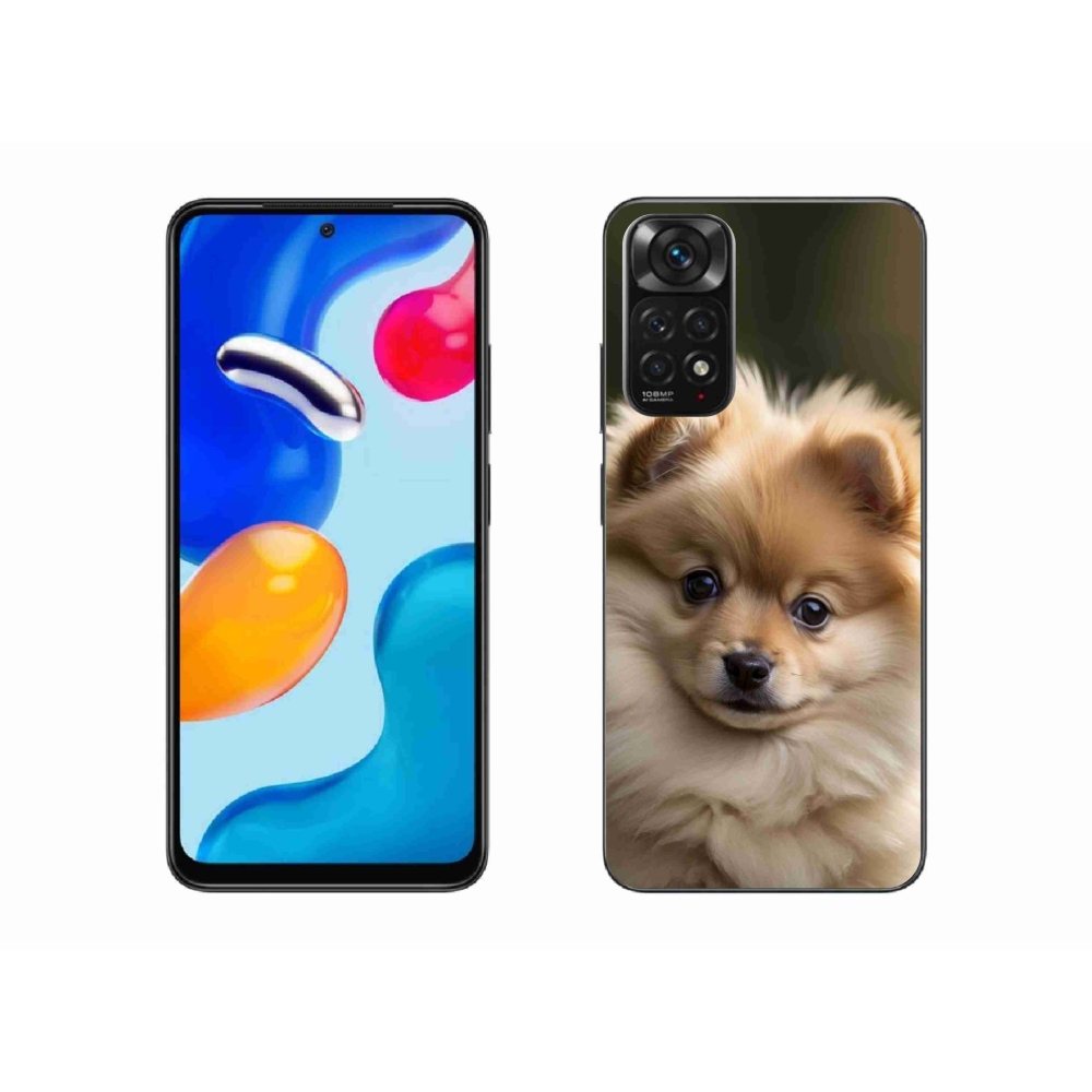 Gelový kryt mmCase na Xiaomi Redmi Note 11S - roztomilý pomeranian 2