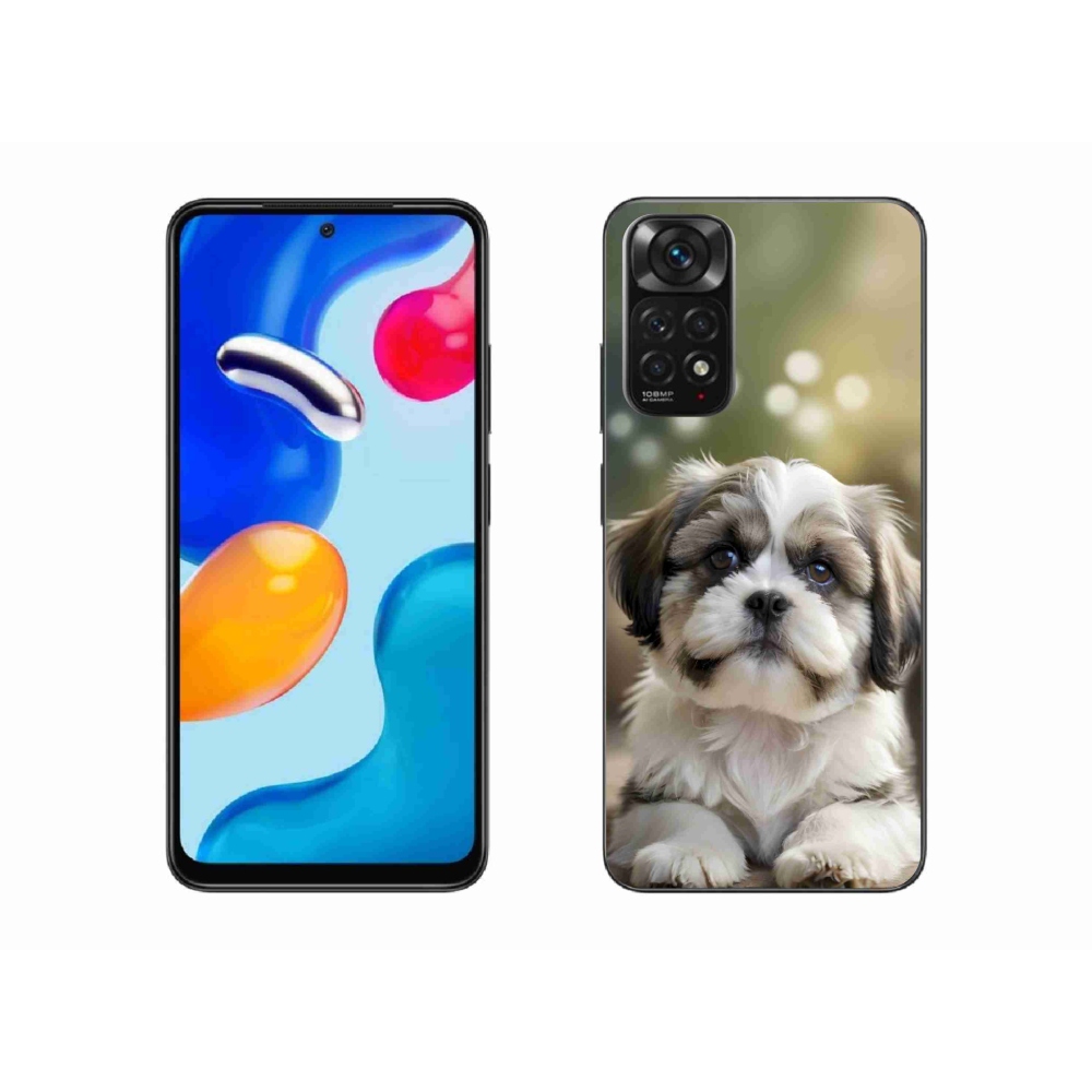 Gelový kryt mmCase na Xiaomi Redmi Note 11S - roztomilý shih-tzu