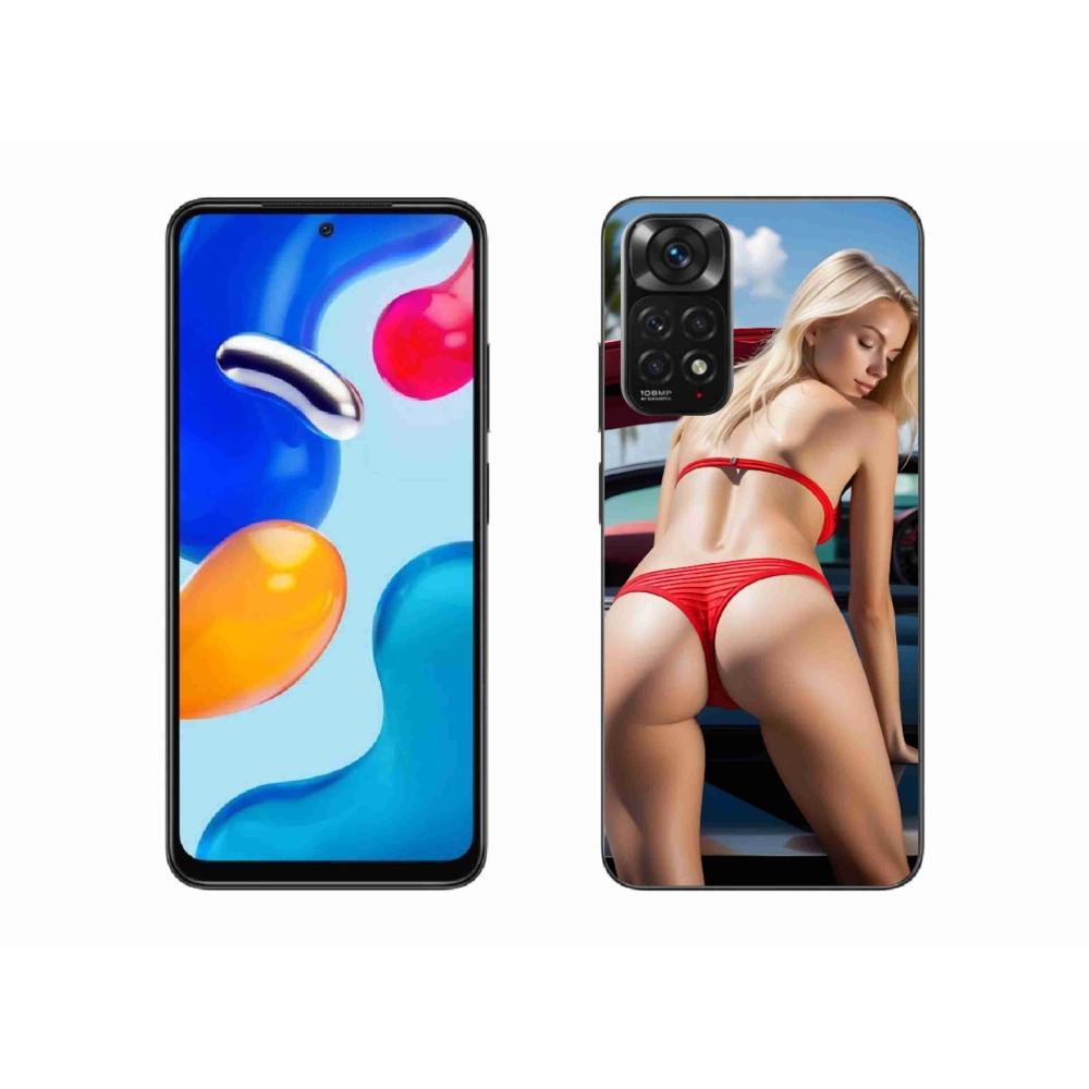 Gelový kryt mmCase na Xiaomi Redmi Note 11S - sexy žena 2