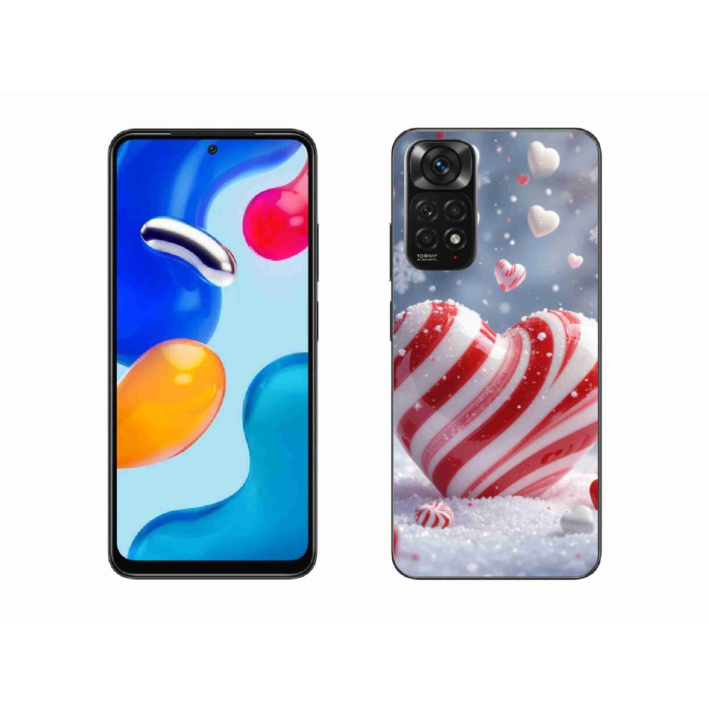 Gelový kryt mmCase na Xiaomi Redmi Note 11S - sladké srdce