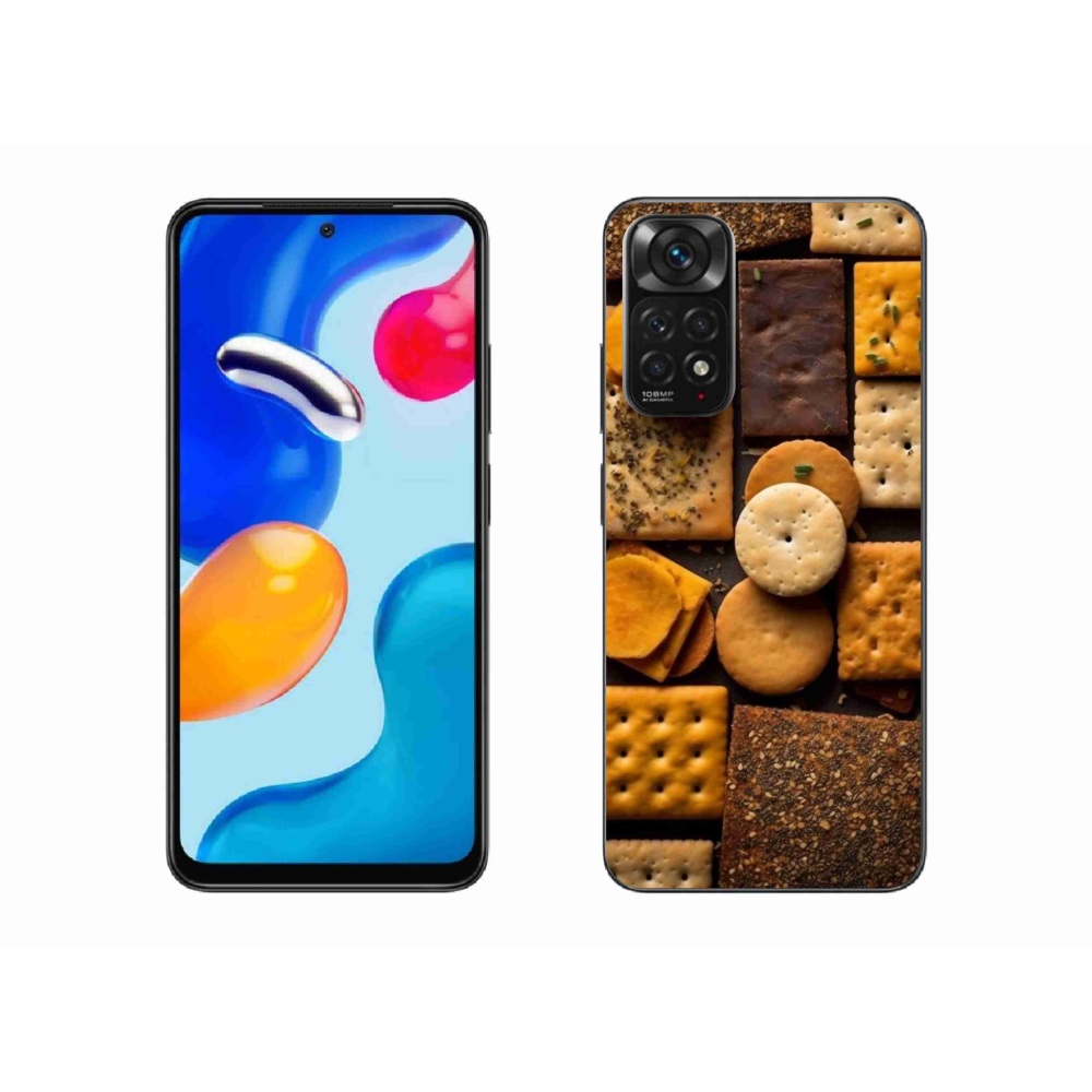 Gelový kryt mmCase na Xiaomi Redmi Note 11S - sušenky