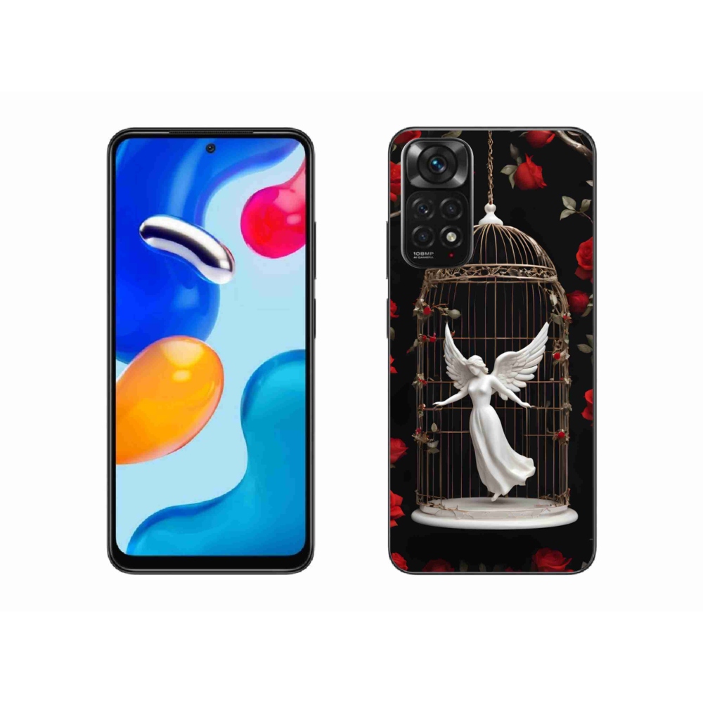 Gelový kryt mmCase na Xiaomi Redmi Note 11S - uvězněný anděl