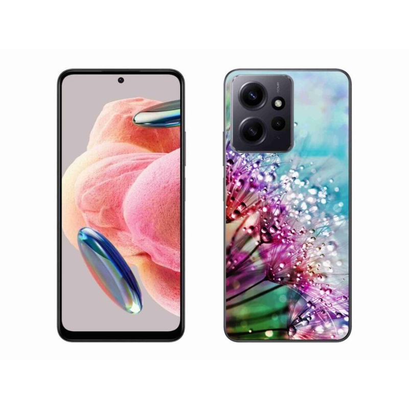 Gelový kryt mmCase na Xiaomi Redmi Note 12 4G - barevné květy