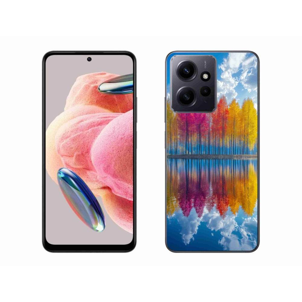 Gelový kryt mmCase na Xiaomi Redmi Note 12 4G - barevné stromy