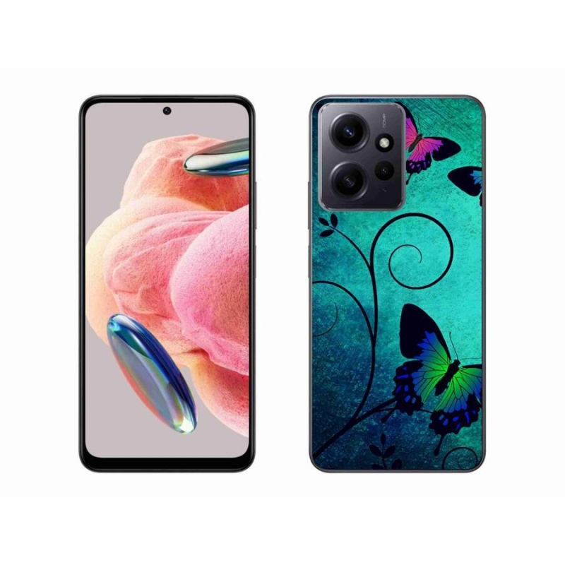 Gelový kryt mmCase na Xiaomi Redmi Note 12 4G - barevní motýli