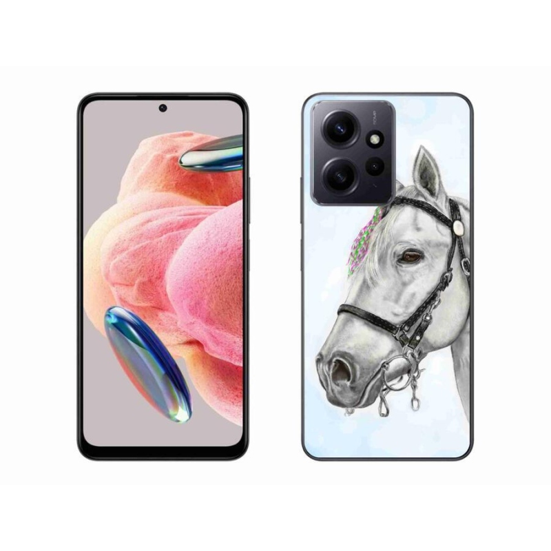 Gelový kryt mmCase na Xiaomi Redmi Note 12 4G - bílý kůň 1