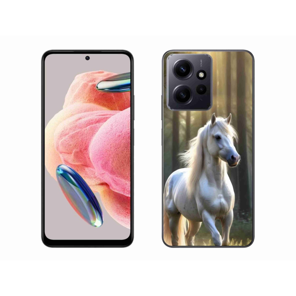 Gelový kryt mmCase na Xiaomi Redmi Note 12 4G - bílý kůň 3