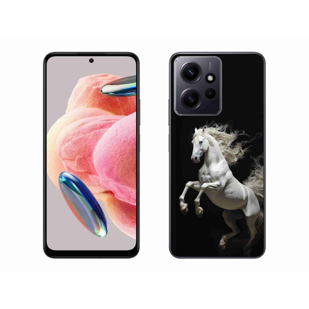 Gelový kryt mmCase na Xiaomi Redmi Note 12 4G - bílý kůň 4