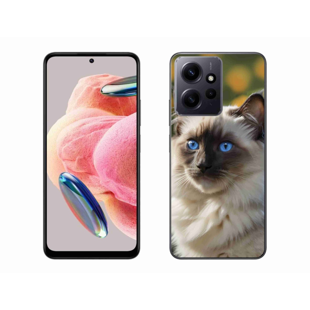 Gelový kryt mmCase na Xiaomi Redmi Note 12 4G - bílý ragdoll