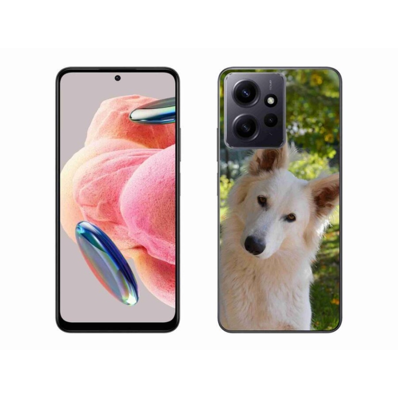 Gelový kryt mmCase na Xiaomi Redmi Note 12 4G - bílý švýcarský ovčák 1