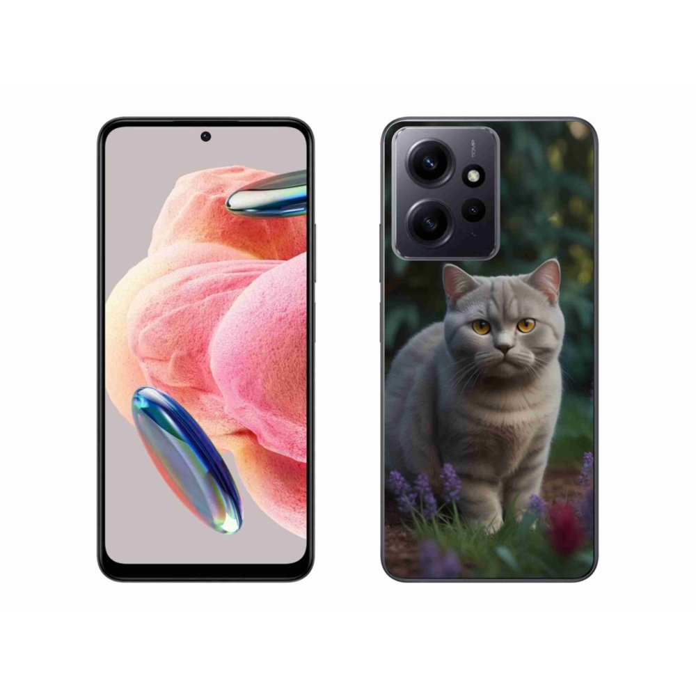 Gelový kryt mmCase na Xiaomi Redmi Note 12 4G - britská kočka