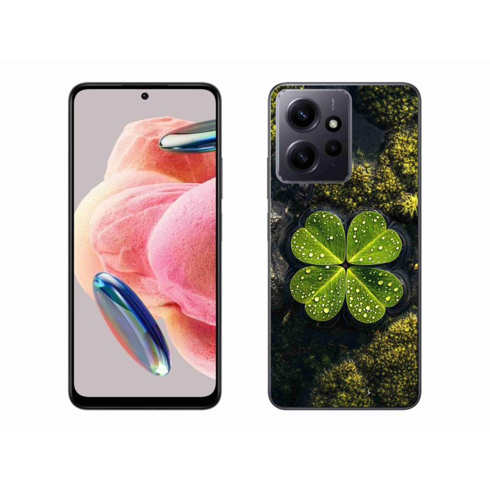 Gelový kryt mmCase na Xiaomi Redmi Note 12 4G - čtyřlístek
