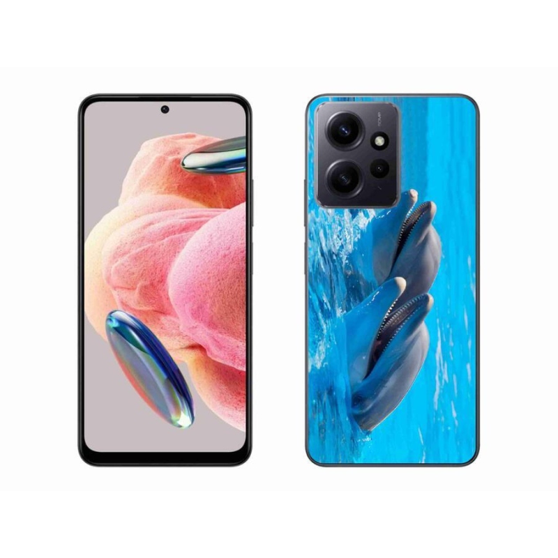 Gelový kryt mmCase na Xiaomi Redmi Note 12 4G - delfíni