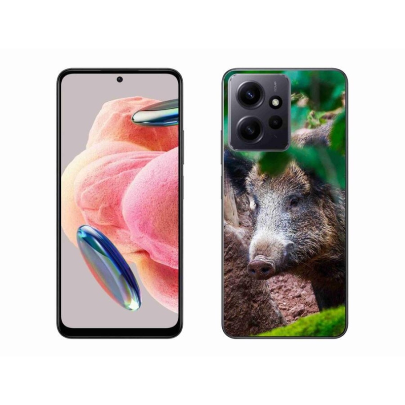 Gelový kryt mmCase na Xiaomi Redmi Note 12 4G - divoké prase