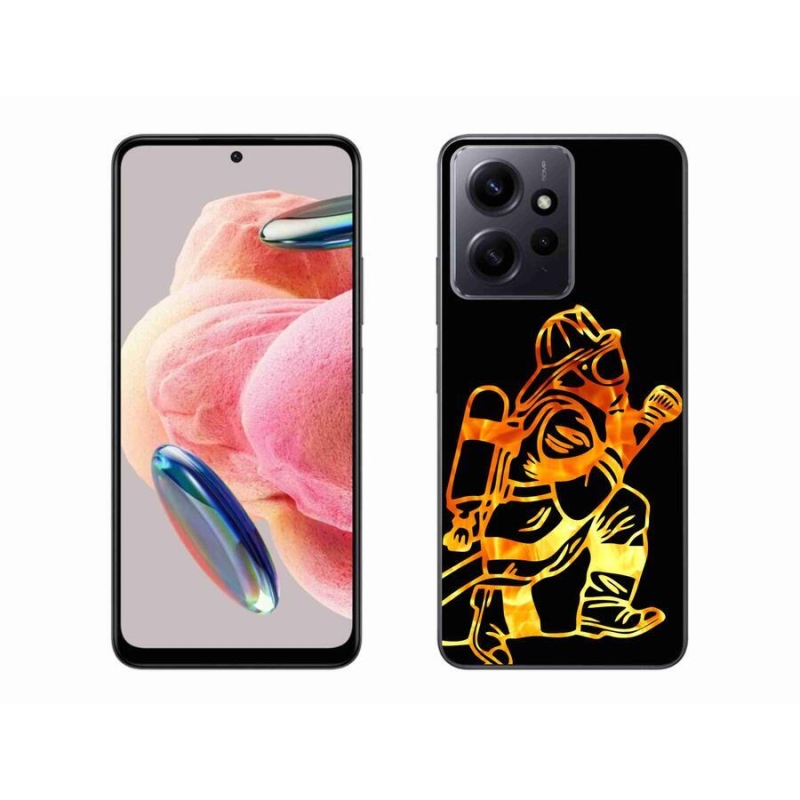 Gelový kryt mmCase na Xiaomi Redmi Note 12 4G - hasič 1